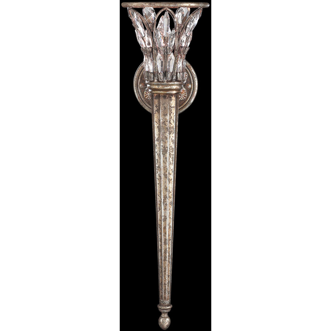 Winter Palace 1 Light 7 inch Silver Sconce Wall Light