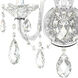 Sterling 2 Light 6.5 inch Polished Silver Wall Sconce Wall Light in Heritage