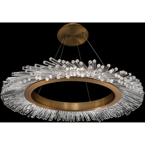 Benediction LED 37 inch Aged Brass Pendant Ceiling Light, Beyond