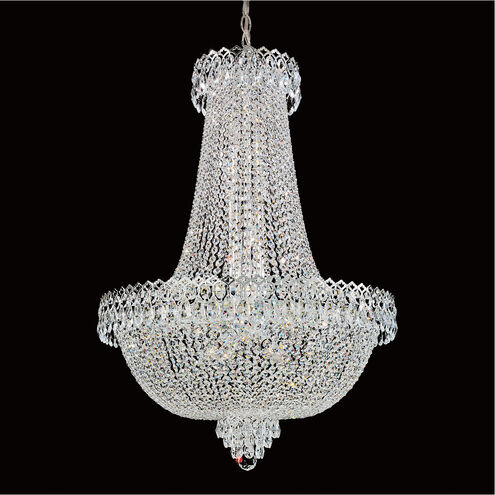 Camelot 22 Light Polished Silver Chandelier Ceiling Light in Optic