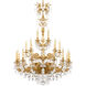 Milano 28 Light Heirloom Gold Chandelier Ceiling Light in Heritage