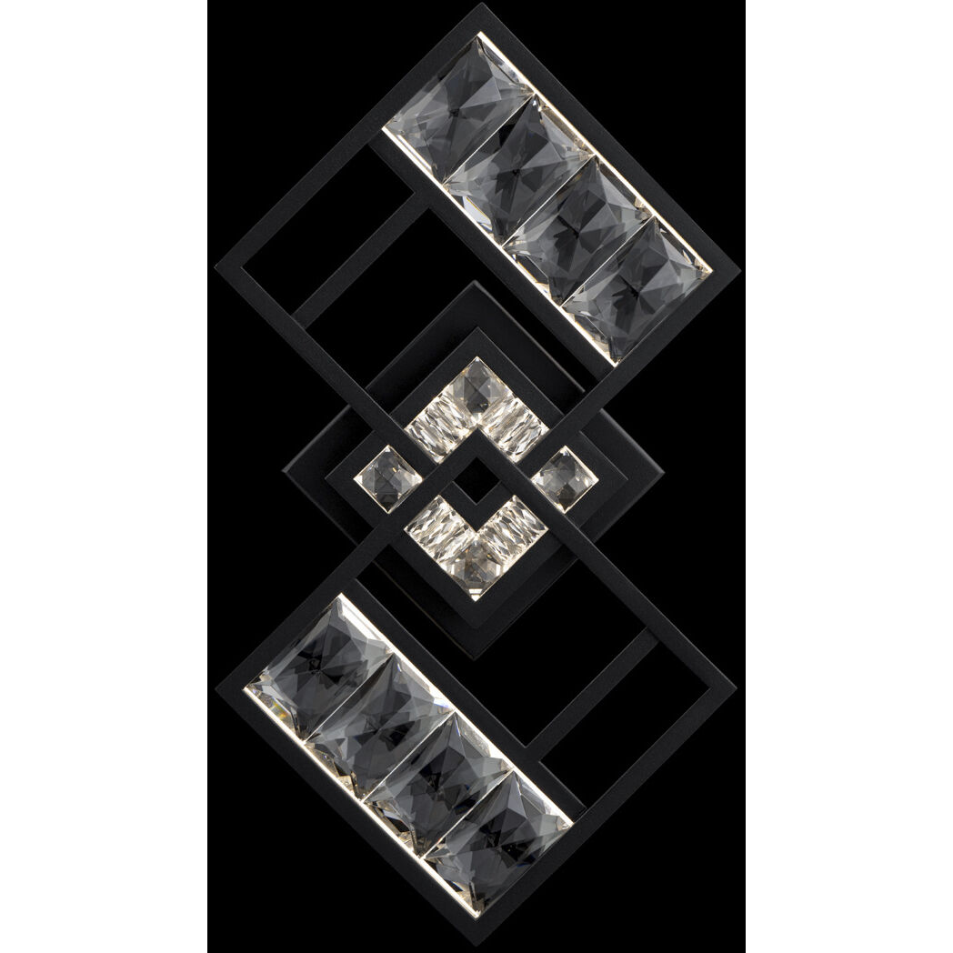 Signature Diamonta LED 9.88 inch Black Wall Sconce Wall Light