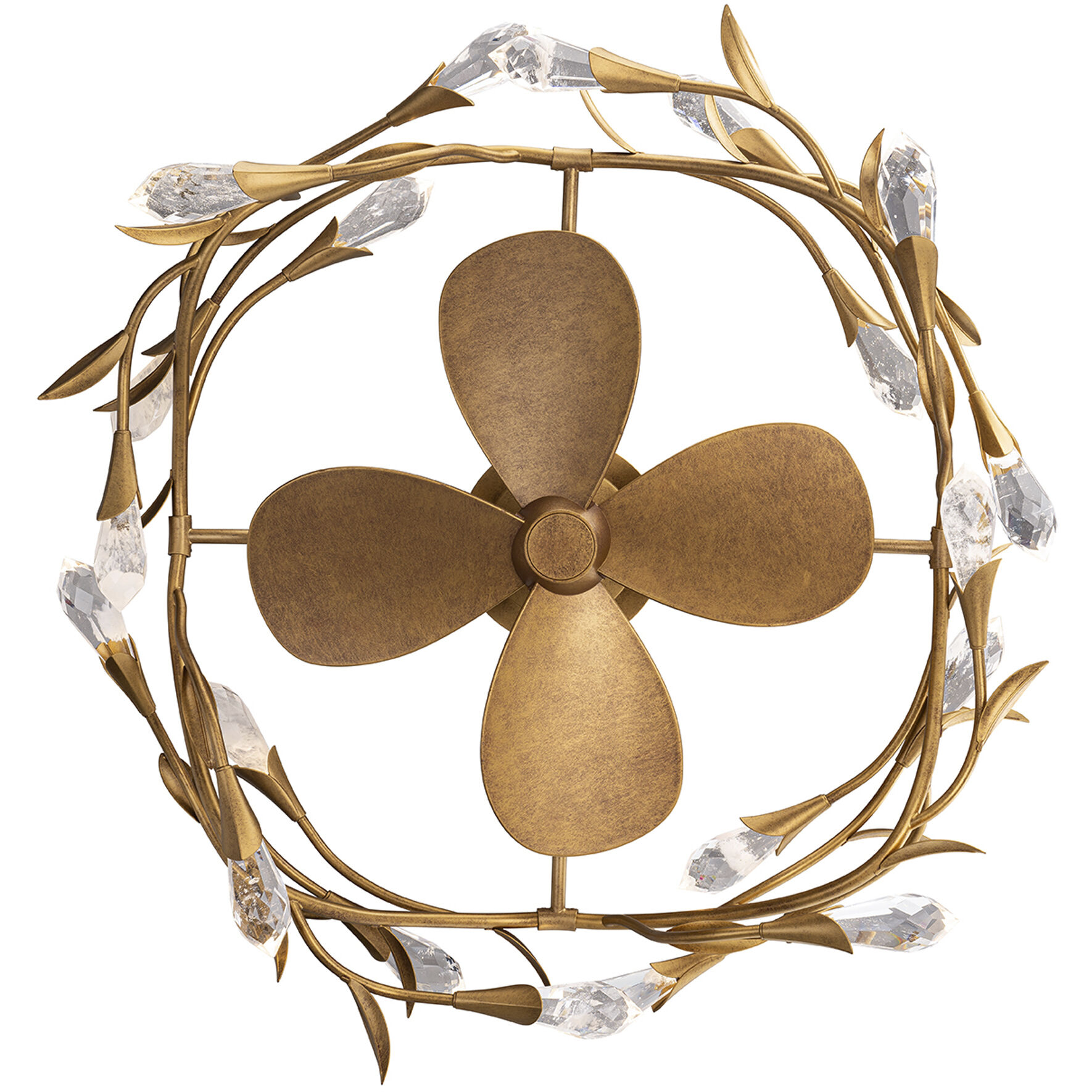 Secret Garden 32 inch French Gold Smart Fan