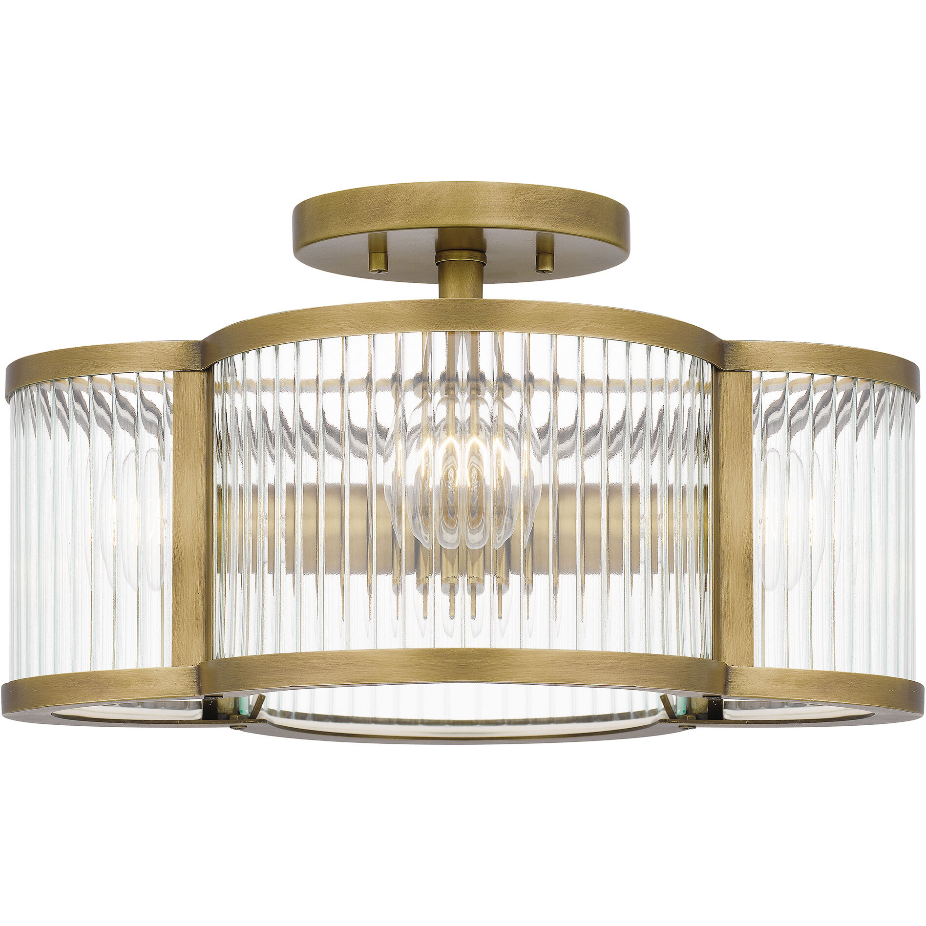 Aster 4 Light 15.00 inch Semi-Flush Mount