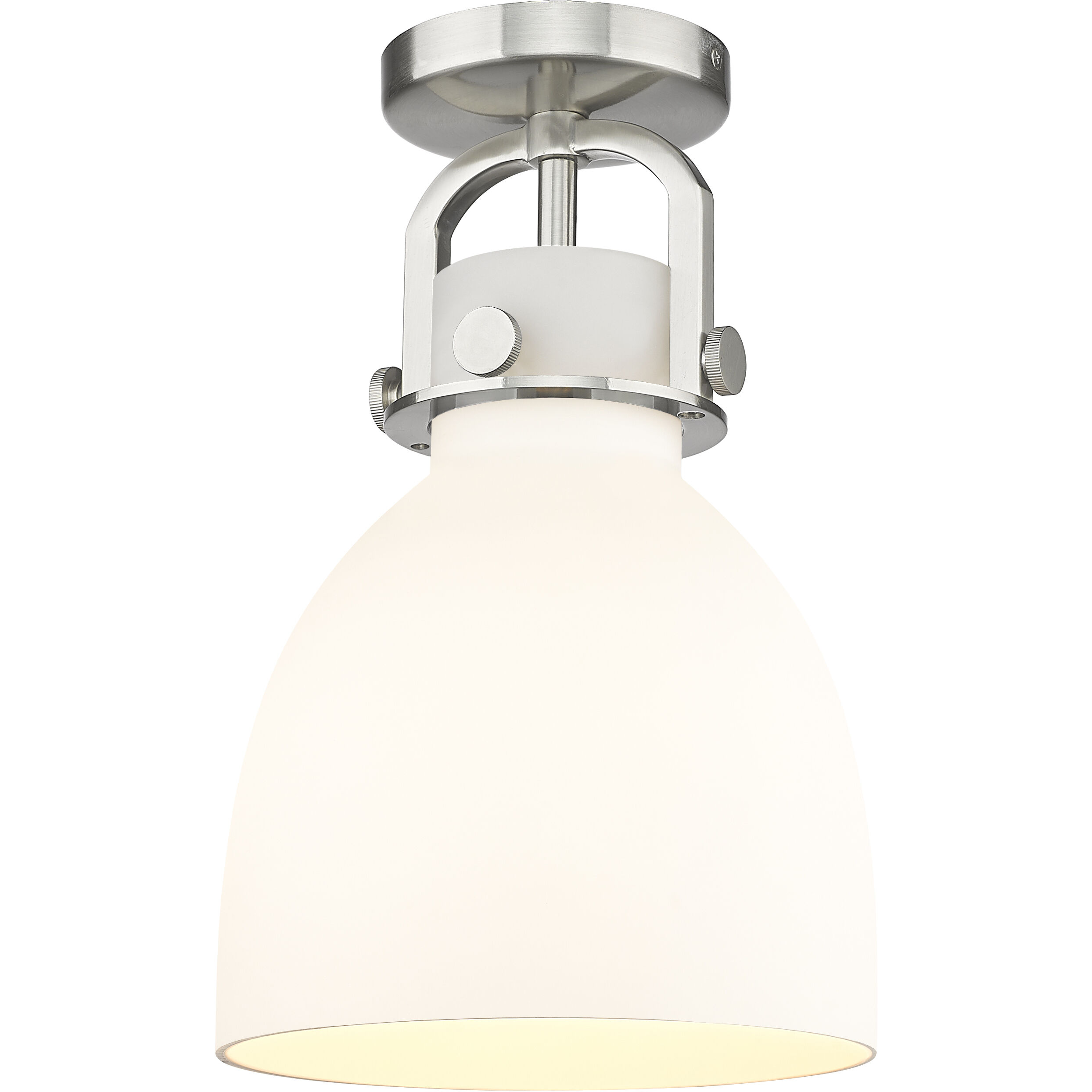 Newton Bell 1 Light 8.00 inch Flush Mount