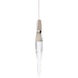Beyond Kindjal LED 5.9 inch Polished Nickel Mini Pendant Ceiling Light, Beyond