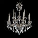Milano 12 Light Antique Silver Chandelier Ceiling Light in Radiance