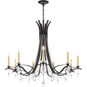Vesca 9 Light Black Chandelier Ceiling Light in Heritage