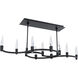 Beyond Twirl LED 48.3 inch Black Linear Pendant Ceiling Light