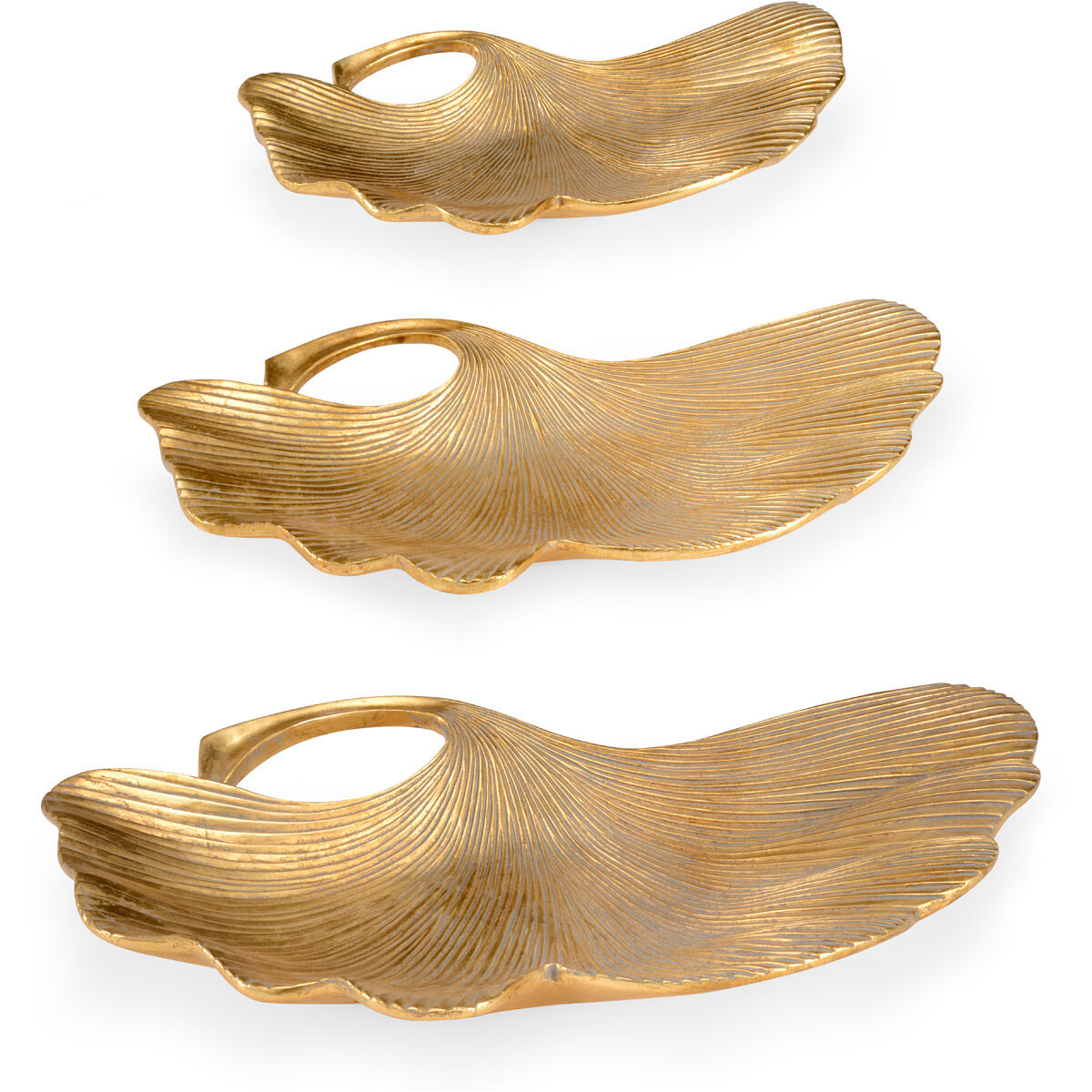 Bradshaw Orrell Gold Trays, Set of 3