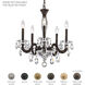 Signature San Marco 5 Light 20.3 inch Black Chandelier Ceiling Light, Schonbek Signature