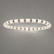 Forever Seduction LED 34.38 inch Aged Brass Pendant Ceiling Light, Circular