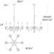 Signature San Marco 6 Light 28.3 inch Black Chandelier Ceiling Light, Schonbek Signature