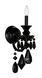 Hamilton 1 Light 7.5 inch Jet Black Wall Sconce Wall Light