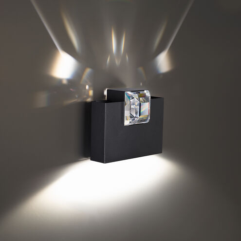 Madison LED 4 inch Black ADA Wall Sconce Wall Light, Beyond