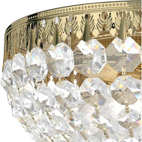 Light Ceiling 10 Aurelia Petit Swarovski inch Crystal in Light Mount 4 Flush