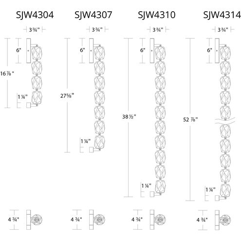 Forever Seduction LED 3.75 inch Polished Nickel ADA Wall Sconce Wall Light