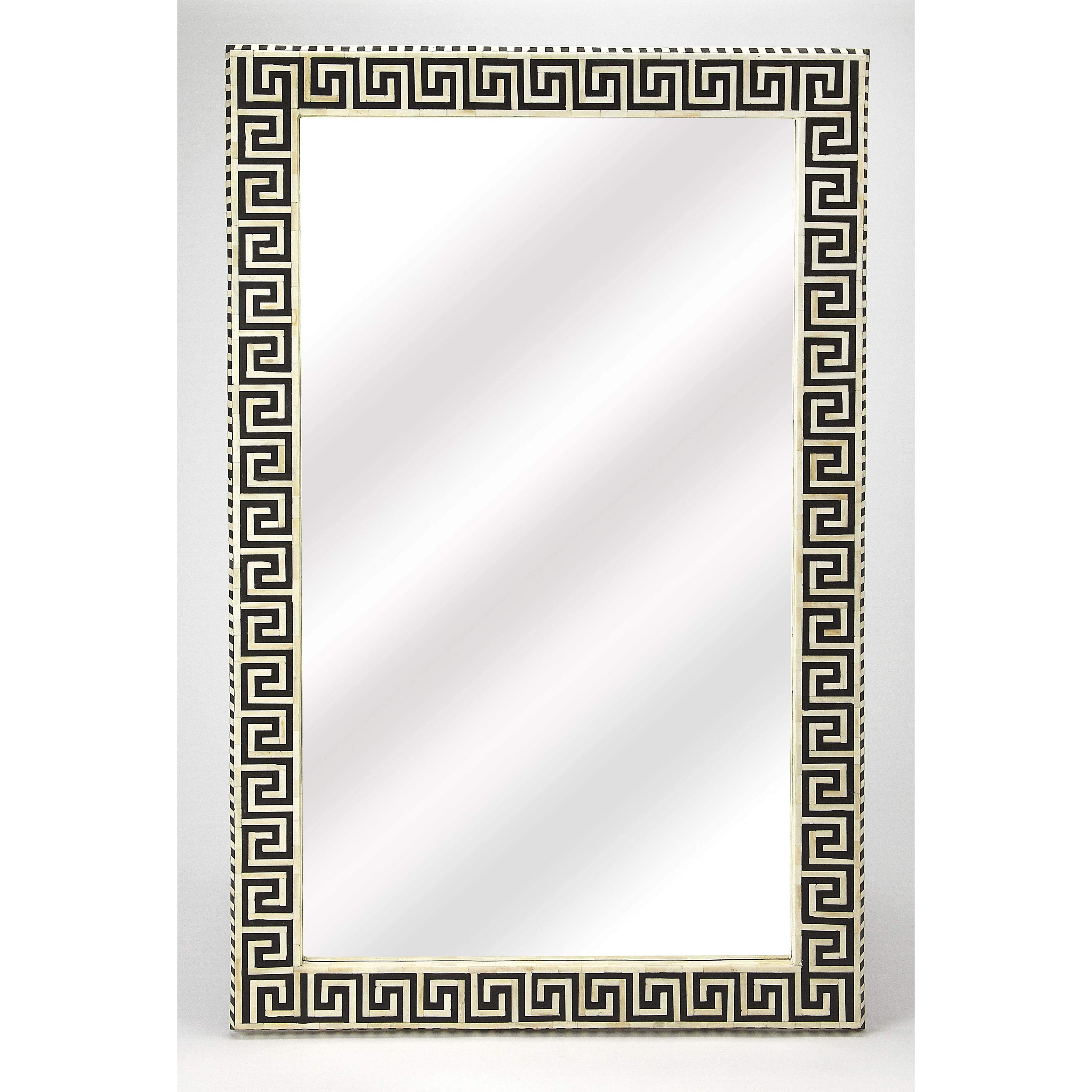 Bone Inlay Eternity  59 X 37 inch Black Bone Inlay Mirror