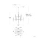 Signature Tempest 12 Light 36 inch Soft Gold/Black Chandelier Ceiling Light, Two Tier