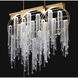 Forever Fantasia LED 48 inch Heirloom Gold Linear Pendant Ceiling Light