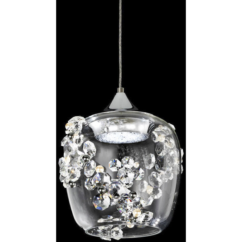 Forever Divine LED 7.25 inch Polished Chrome Pendant Ceiling Light