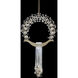 Forever Laurel LED 4.6 inch Antique Silver Pendant Ceiling Light
