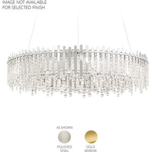Chatter 18 Light Gold Mirror Pendant Ceiling Light in Radiance