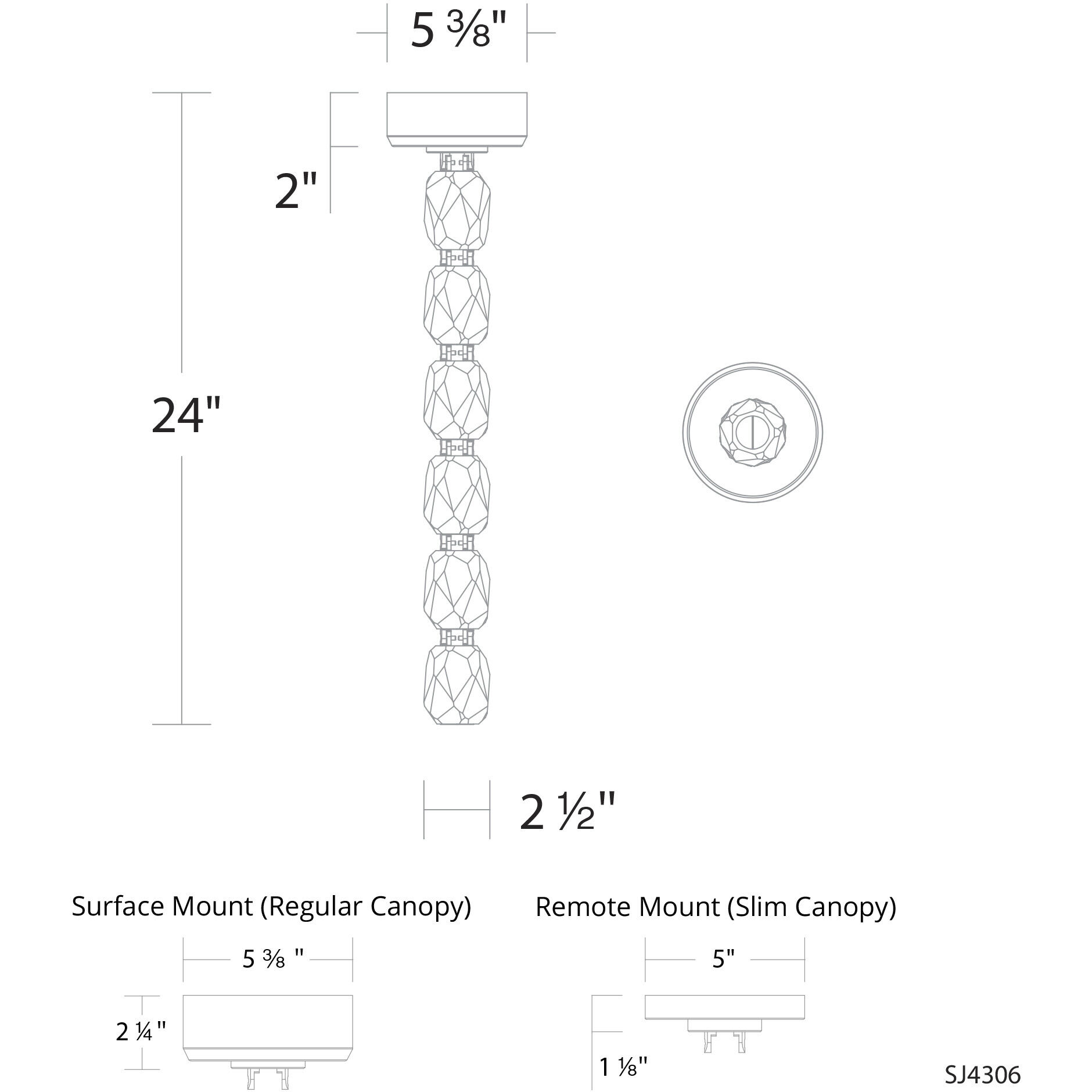 Forever Seduction LED 23 inch Polished Nickel Modular Pendant Ceiling Light, Remote Driver