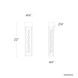 Beyond Polar LED 22 inch Black Outdoor Wall Light, Beyond