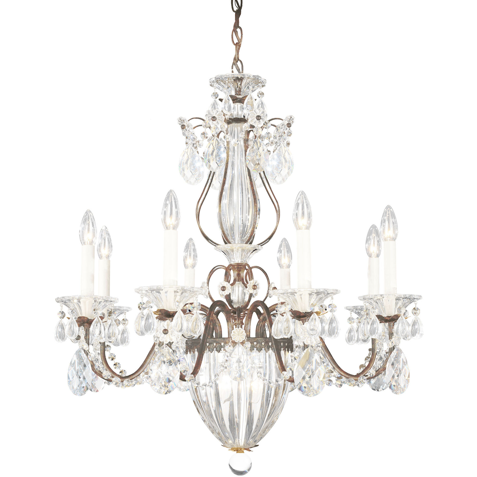 Bagatelle 11 Light 26.5 inch Heirloom Bronze Chandelier Ceiling Light