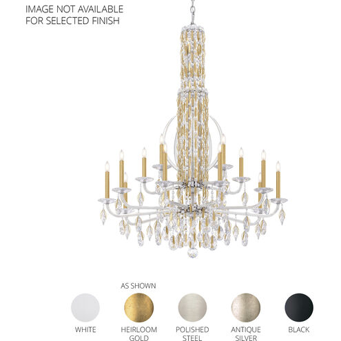 Siena 17 Light Black Chandelier Ceiling Light in Heritage