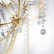 Forever Revere LED 17.75 inch Heirloom Gold Chandelier Ceiling Light
