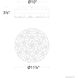Beyond Bramble LED 11.88 inch Aged Brass Flush Mount Ceiling Light