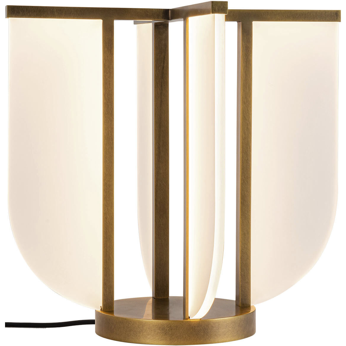 Anders 15.75 inch 20.00 watt Vintage Brass Table Lamp Portable Light