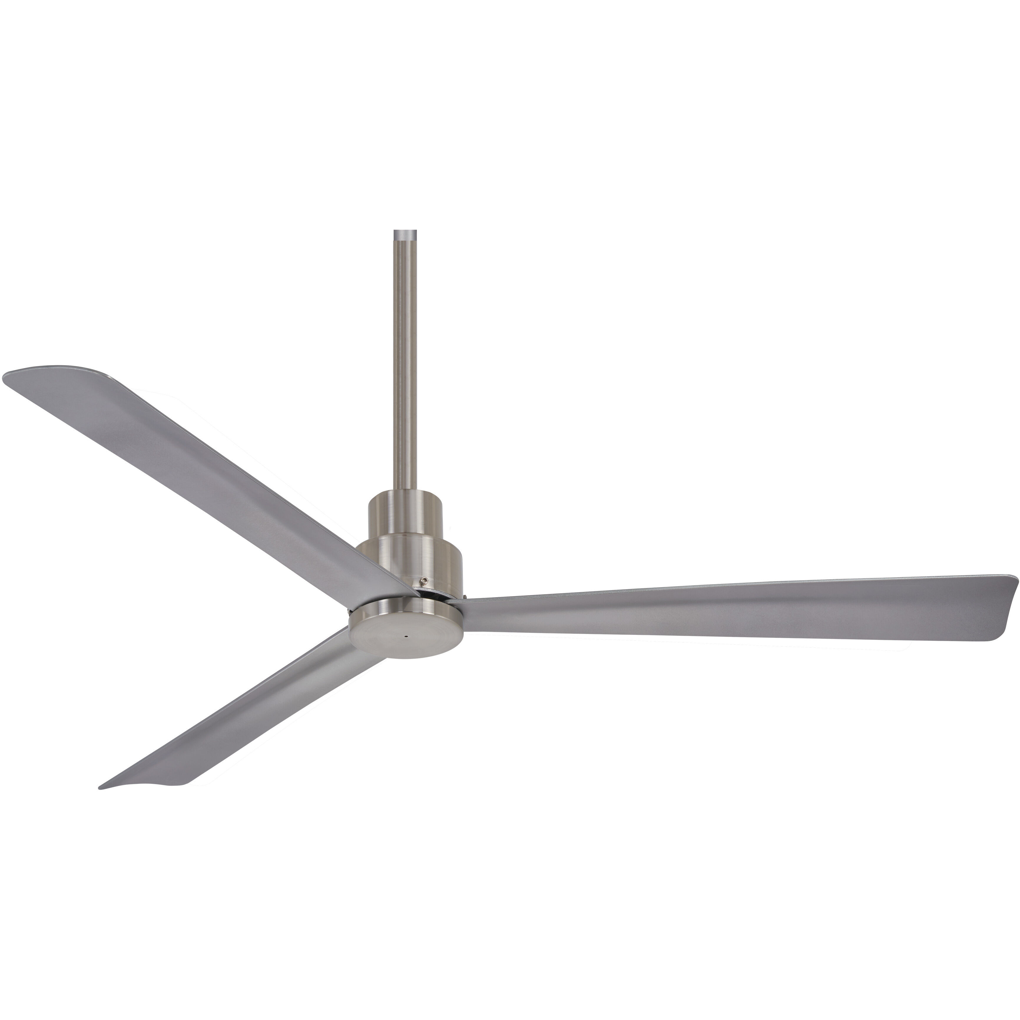 Simple 52 inch Brushed Nickel Wet Outdoor Ceiling Fan