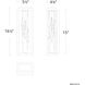Beyond Mirage LED 4.25 inch Black ADA Wall Sconce Wall Light, Beyond