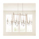 Vesca 8 Light 30 inch Antique Silver Chandelier Ceiling Light in Heritage