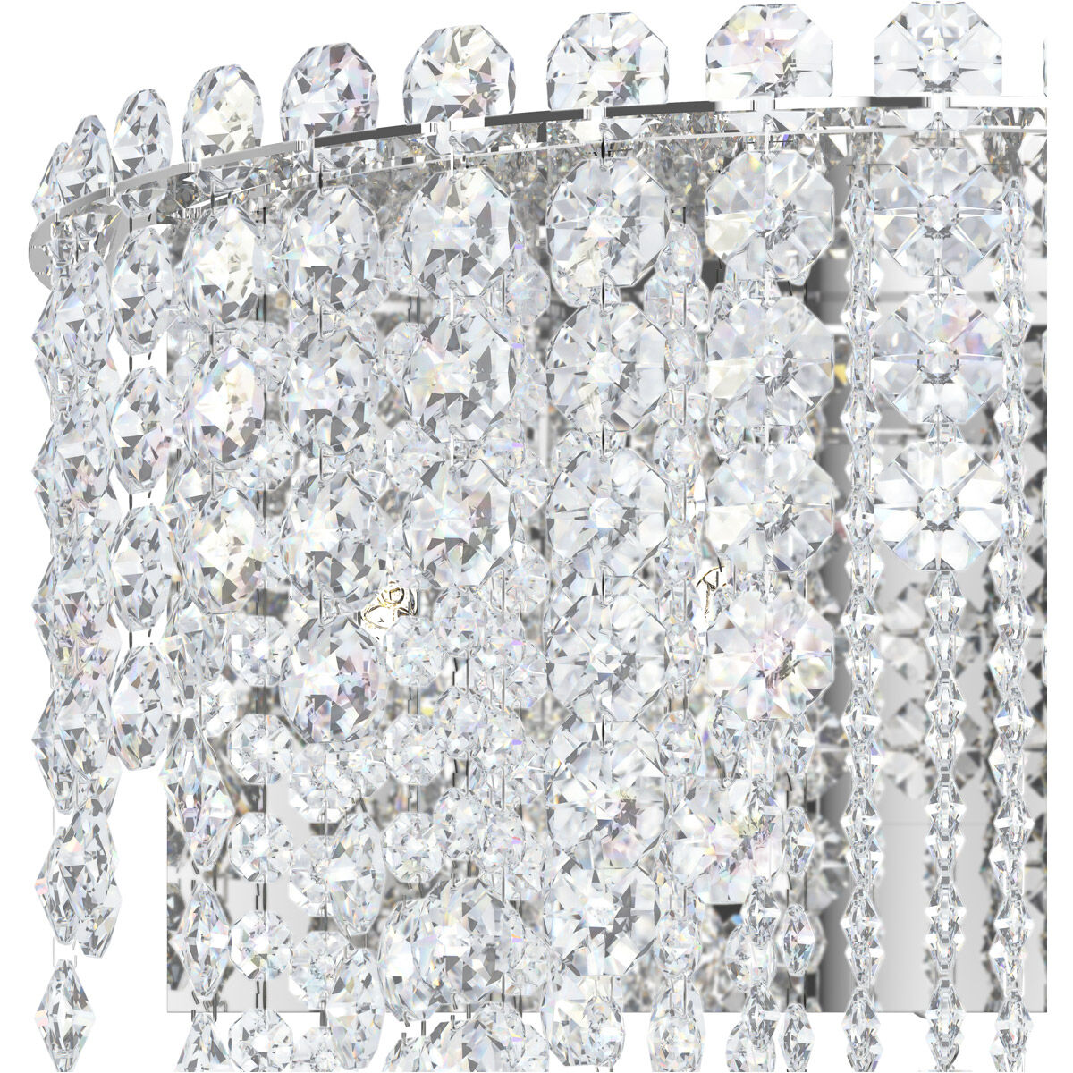 Chantant 4 Light 9.5 inch Polished Stainless Steel Wall Sconce Wall Light in Optic