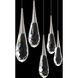Beyond Hibiscus LED 5.5 inch Polished Nickel Multi-Light Pendant Ceiling Light, Linear Canopy