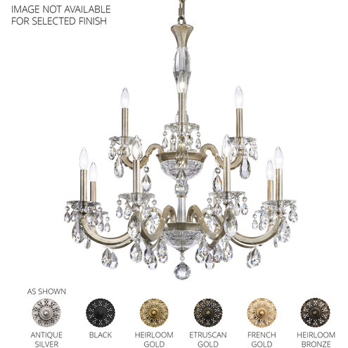 San Marco 12 Light 32.3 inch Heirloom Gold Chandelier Ceiling Light, Schonbek Signature