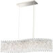 Sarella 7 Light 33 inch Antique Silver Pendant Ceiling Light in Swarovski