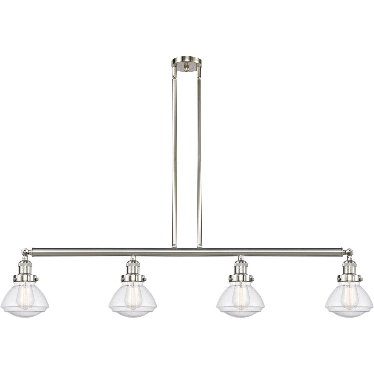 Franklin Restoration Olean 4 Light 51.38 inch Island Light