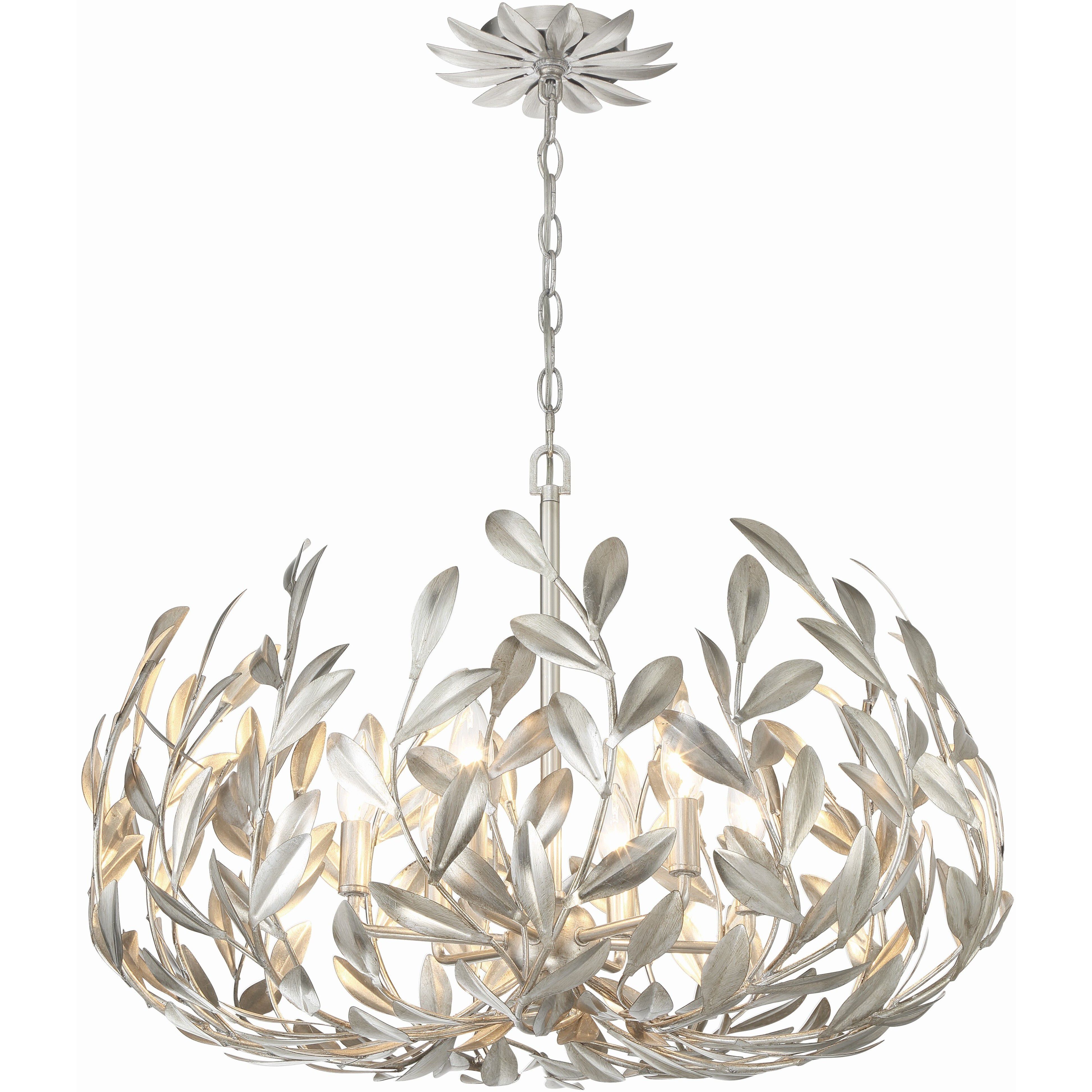 Broche 6 Light 27.00 inch Chandelier