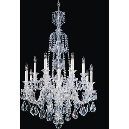 Hamilton 12 Light 30 inch Silver Chandelier Ceiling Light in Heritage, Polished Silver