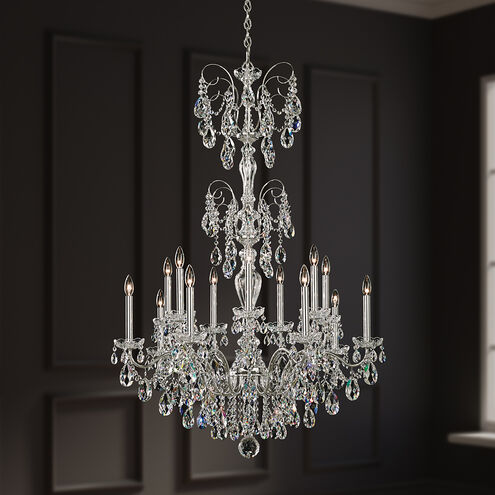 Sonatina 14 Light 35 inch Polished Silver Chandelier Ceiling Light in Heritage