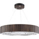 Beyond Andean LED 32.8 inch Smokey Walnut Pendant Ceiling Light