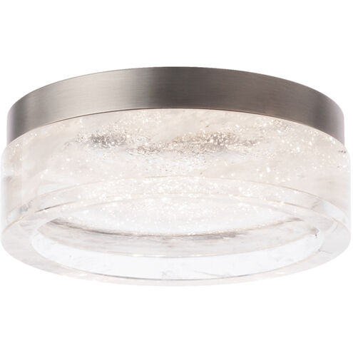 Melange LED 8 inch Brushed Nickel Flush Mount Ceiling Light, Beyond