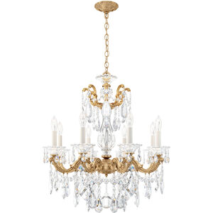 La Scala 8 Light 25 inch French Gold Chandelier Ceiling Light in Heritage, French Gold Cast