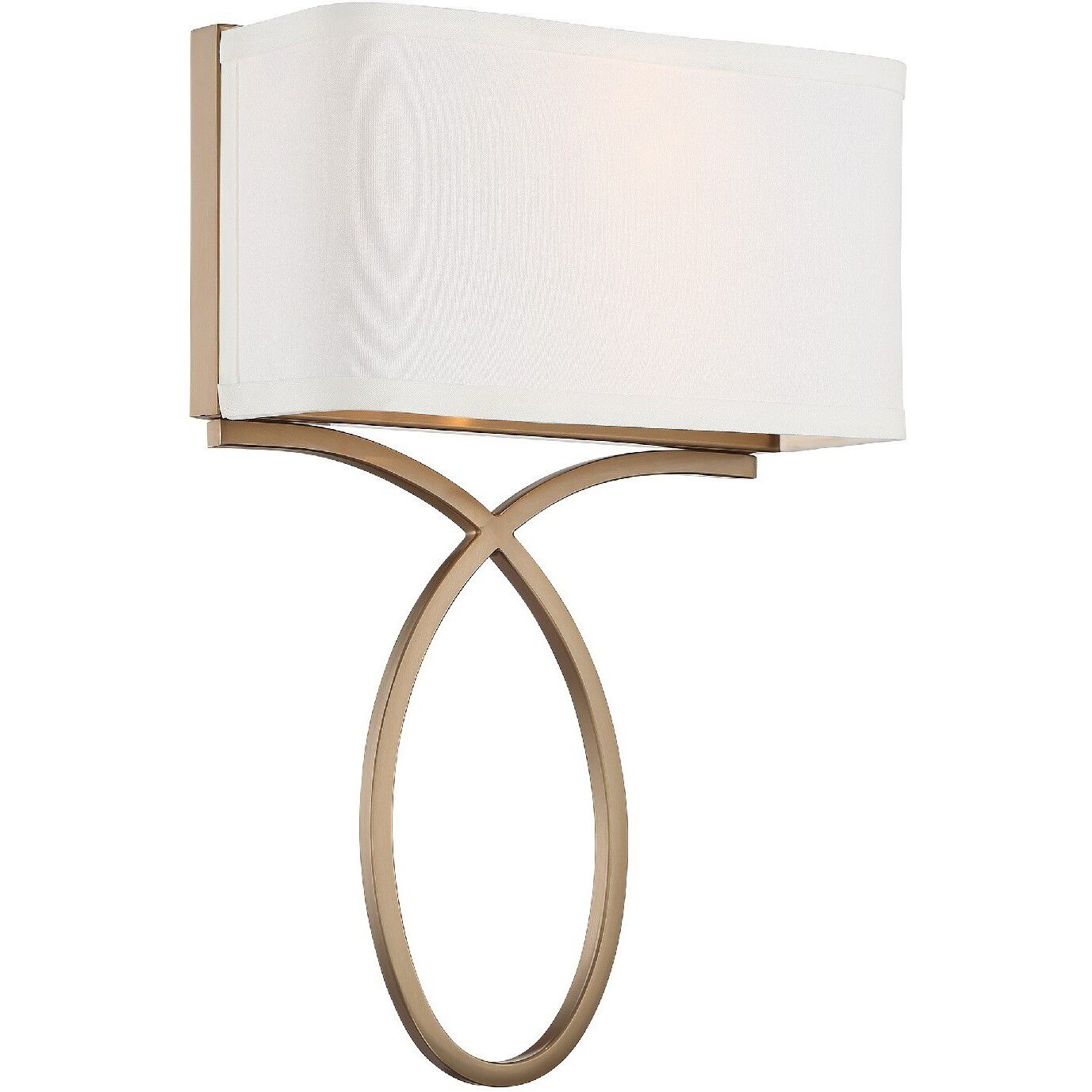 Brinkley Bath Wall Light in Vibrant Gold