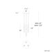 Beyond Kindjal LED 12 inch Polished Nickel Multi-Light Pendant Ceiling Light, Beyond
